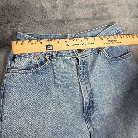 Chic High Rise Blue Jeans with Straight Leg - Picture 10 of 10